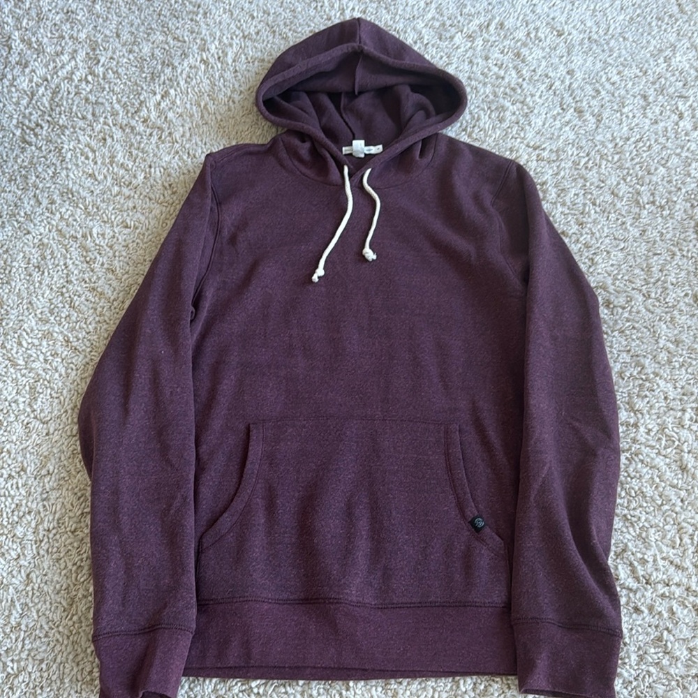 Burgundy hoodie